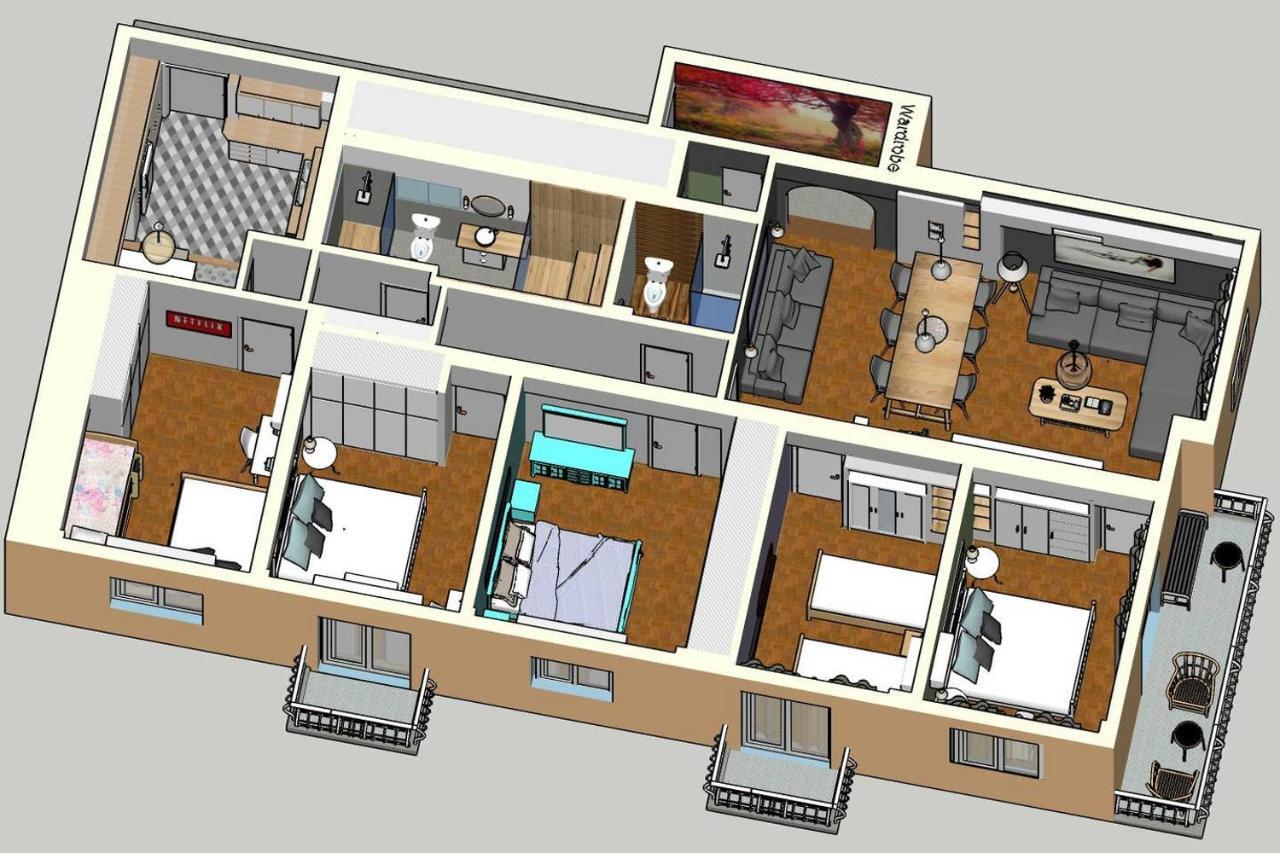 Victoria 5Star / 5Br Bigapt / Sauna / 2Min To Metro Athene Buitenkant foto